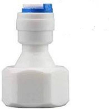 Jalcure Inlet Valve for RO Water Purifiers, Tap Straight Connector for 1/4 Pipe Solid Filter Cartridge