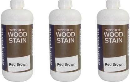 Asian Paints 3 100ml red brown Oil Stain Wood Stain