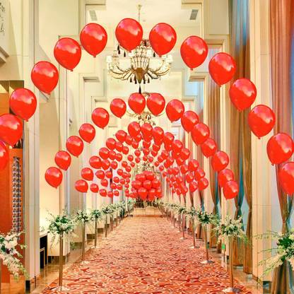 FLIPZON Solid BALLOONREDPO100 Balloon
