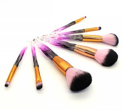 Vinayakart 7Pcs Geometric Shape Makeup Brushes Tools for Foundation Concealer Blush