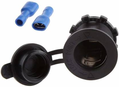 Futurekart Socket 12V Cigarette Lighter Socket USB Charger Socket Adapter Car Cigarette Lighter