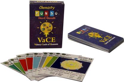FunDo Chemistry Card Games (VaCE): Valency card of Elements