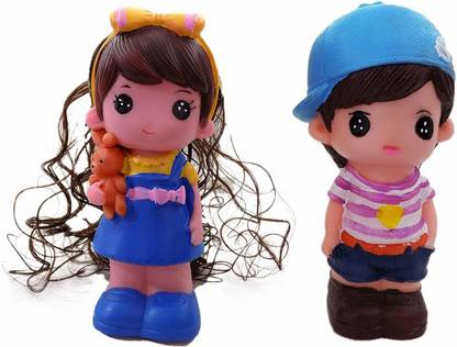 PELO Set Of 2 Boy and Girl Piggy Bank Money Bank for Saving Money Best Gift for Children Multicolor Coin Bank