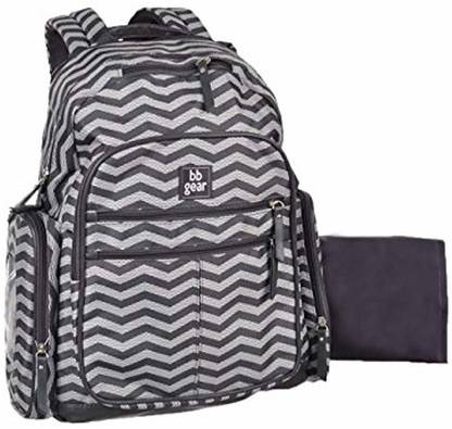 BB Gear Chevron Stripe Backpack Diaper Bag