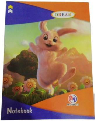 Dream COLLEGE NOTEBOOK A4 Writing Pad SINGLE RULE 100 Pages