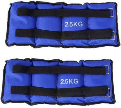 S.D SPORTS BEST QUALITY ANKLE WEIGHT FOR WRIST & LEGS PAIR OF 2.5KG Blue, Black Ankle Weight, Wrist Weight, Ankle & Wrist Weight
