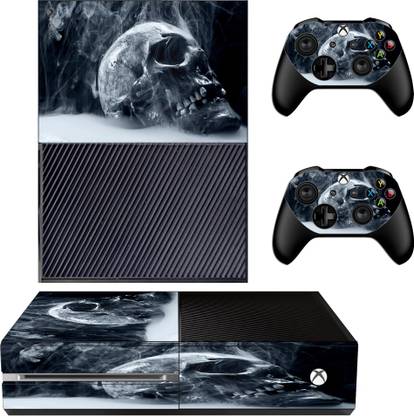GADGETSWRAP GMCC39028 - Printed skull in ash Skin  Gaming Accessory Kit