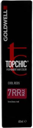 GOLDWELL Topchic Hair Color Coloration (Tube) 7Rr Max Luscious Red By , Red