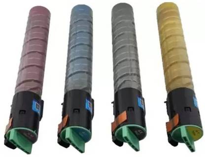 NICE MP C2030 Toner Cartridges For Use In Ricoh Aficio MP C2030, C2050, C2051, C2550, C2551 Printer C2030 Color Toner Cartridge Compatible Black, Cyan, Yellow, Magenta Black + Tri Color Combo Pack Ink Toner