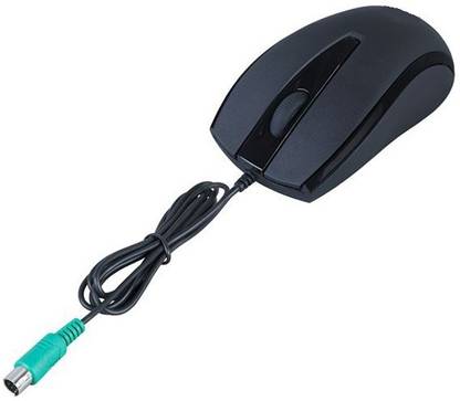 XNX PS2_Mouse_3 Wired Ambidextrous Mechanical Mouse