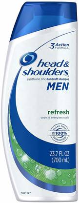 HEAD & SHOULDERS Dandruff Shampoo, Refresh, 23.7-Ounce Bottle