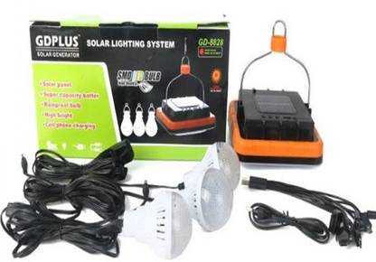 GRAYLEAF Portable Solar Lighting System GDPLUS-GD8828 Lite Solar Light Set