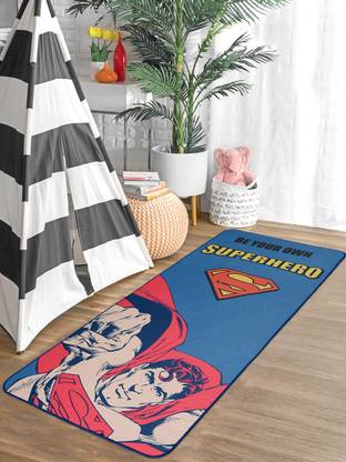 Saral Home SUPERMAN Blue 6 mm Yoga Mat