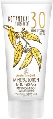 Australian Gold Sunscreen - SPF 50 Botanical Sunscreen SPF 50 Tinted Face Mineral Lotion, 3 Fl Oz -