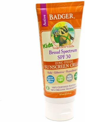 Badger Sunscreen - SPF 50 Chamomile and Calendula Broad Spectrum SPF 30 Baby Sunscreen 2.9