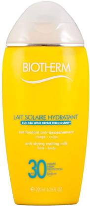 BIOTHERM Sunscreen - SPF 50 Lait Solaire SPF 30 UVA/UVB Protection Melting Milk, 6.76 Ounce