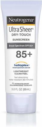 NEUTROGENA Sunscreen - SPF 50 Ultra Sheer Dry-Touch Sunscreen SPF 85+ - 3 fl oz