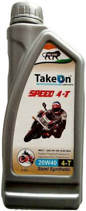 TakeOn Lubricants Speed 4T TakeOn speed 4T Synthetic Blend Engine Oil
