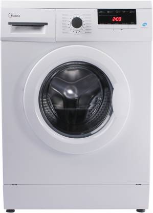 Midea 7 kg Garment Sterilization Fully Automatic Front Load Washing Machine with In-built Heater White