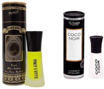 Al Nuaim HAJRE ASWAD & COCO NOIR Herbal Attar