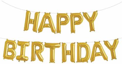 Party Solid GOLD Balloon
