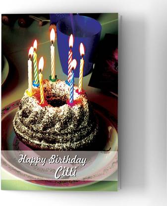 Abaronee Happy Birthday Citti HDC001 Greeting Card