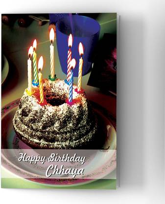 Abaronee Happy Birthday Chhaya HDC001 Greeting Card