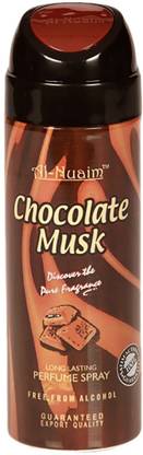 Al Nuaim Chocolate Musk Deodorant Spray  -  For Men