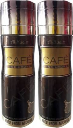 Al Nuaim Cafe & Cafe No Alcohol Deo Deodorant Spray  -  For Men