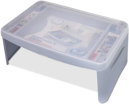 SONANI JOYO Multi-Utility Compact Foldable Desk Study Table, Computer Table, Bed Table (Random Color) Plastic Study Table