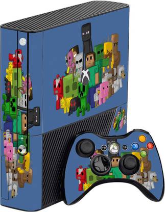 GADGETSWRAP GMCC30808 - Printed minecraft characters Skin For 360 Console & Controller  Gaming Accessory Kit