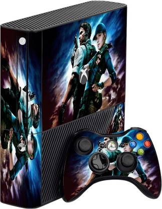 GADGETSWRAP GMCC31299 - Printed resident evil 5 game wide Skin For 360 Console & Controller  Gaming Accessory Kit