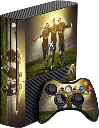GADGETSWRAP GMCC29851 - Printed fc barcelona messi Skin For 360 Console & Controller  Gaming Accessory Kit