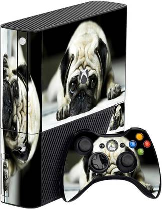 GADGETSWRAP GMCC31169 - Printed pug dog Skin For 360 Console & Controller  Gaming Accessory Kit