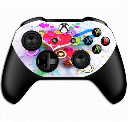 GADGETSWRAP GMCC34456 - Printed Love Graffiti Color Skin For XBOX Controller  Gaming Accessory Kit