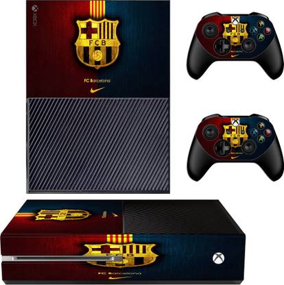 GADGETSWRAP GMCC37433 - Printed FC Barcelona Skin For One Controller & Console  Gaming Accessory Kit