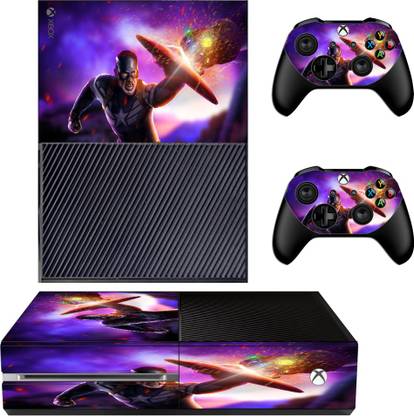 GADGETSWRAP GMCC36841 - Printed Captain America Avengers Endgame Skin ForOne Controller & Console  Gaming Accessory Kit