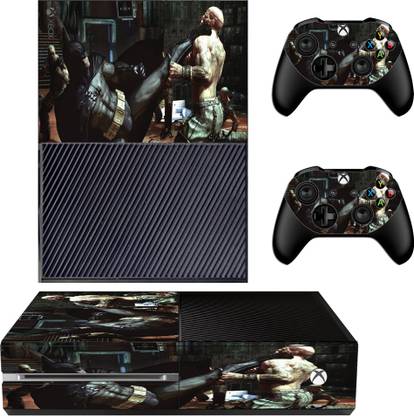 GADGETSWRAP GMCC36535 - Printed batman arkham asylum Skin For One Controller & Console  Gaming Accessory Kit