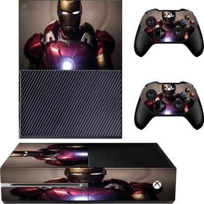 GADGETSWRAP GMCC38005 - Printed Iron Man home Skin For Xbox One Controller & Console  Gaming Accessory Kit