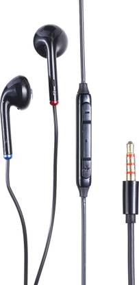 BK Star BK-129 Deep Bass 3.5mm Audio Jack Volume Button Stereo Earphone Wired