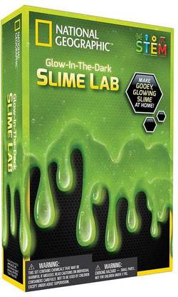 NATIONAL GEOGRAPHIC Slime DIY Science Lab - Make Glowing Slime