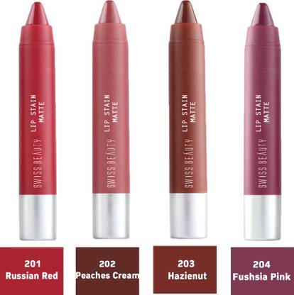 SWISS BEAUTY Set 4 Enrich Lip Crayon