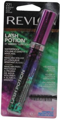 Revlon Lash Potion Volume & Length Waterproof Mascara - Blackest Black - 0.34 oz by 10 ml