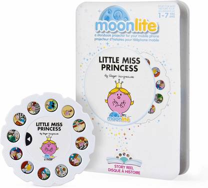Moonlite Little Miss Princess Story Reel Storybook Projector, for Ages 1 and Up, Multicolour