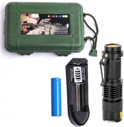 RM 5000 Lumens High Power 3 Modes Zoomable Mini Flashlight Torch Torch