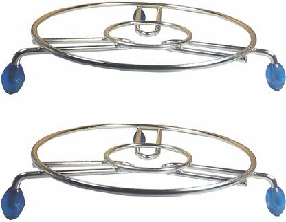 OTC Made from high quality Stainless Steel Rust-Proof and Durable Package contents: 2-Pieces Trivets / Table Rings Shape - Round; Size - Big Made from high quality Stainless Steel Rust-Proof and Durable Package contents: 2-Pieces Trivets / Table Rings Shape - Round; Size - Big Trivet