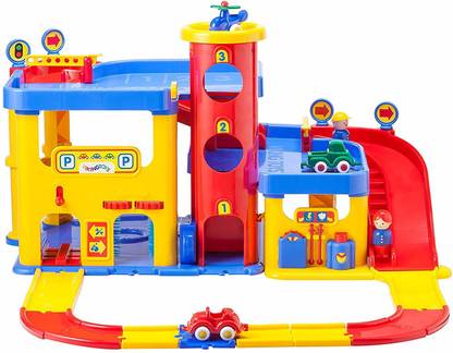 Viking Toys City 2-Story Garage And Road Playset