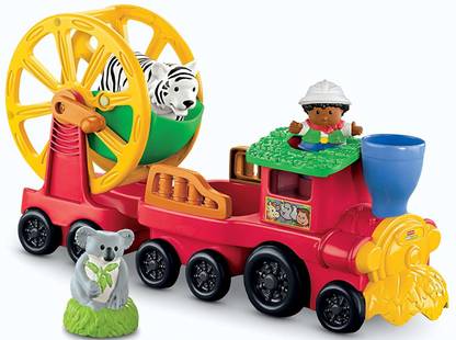 FISHER-PRICE Little People Zoo Talkers Animal Sounds Zoo Train [Cat_6333]