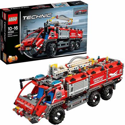 LEGO Technic Airport Rescue Vehicle Truck Building Blocks For Boys 10 To 16 Years (1094 Pcs) 42068