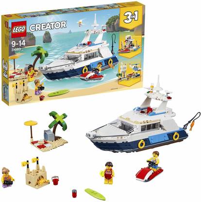 LEGO Creator 3In1 Cruising Adventures Building Blocks For Kids 9 To 14 Years (597 Pcs) 31083